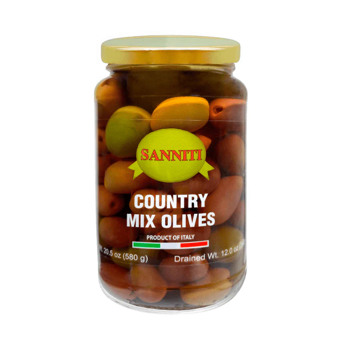 Sanniti Country Mix Olives, 20.5 oz