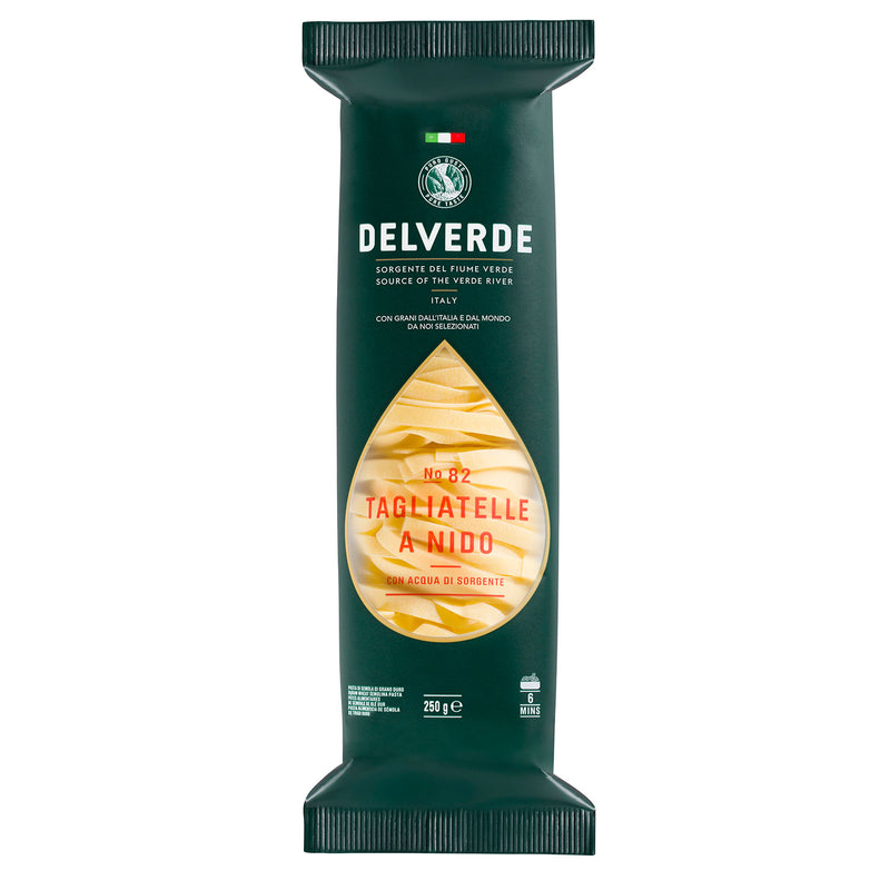 Delverde TAGLIATELLE NESTS 82, 8.8 oz | 250g