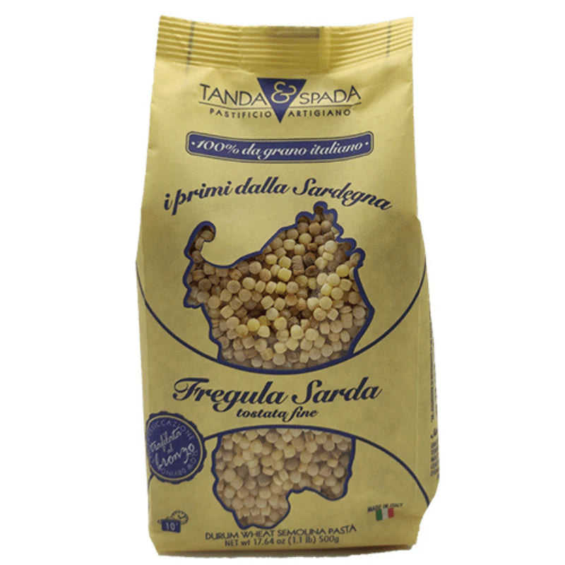 Tanda & Spada Fregula Sarda, Toasted Fine,  17.6 oz | 500g