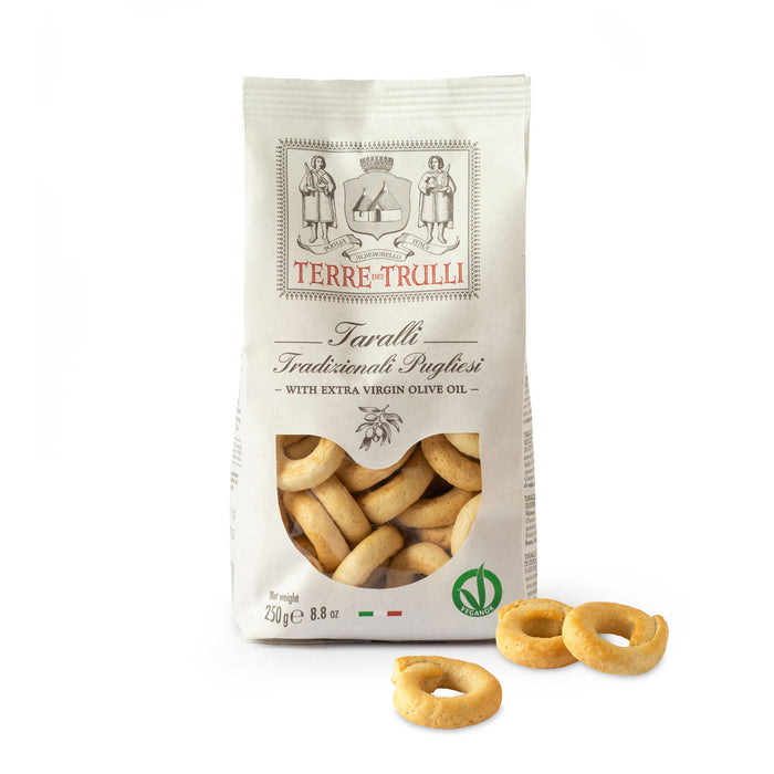 Terre Del Trulli Taralli With Extra Virgin Olive Oil, 8.8 oz | 250g