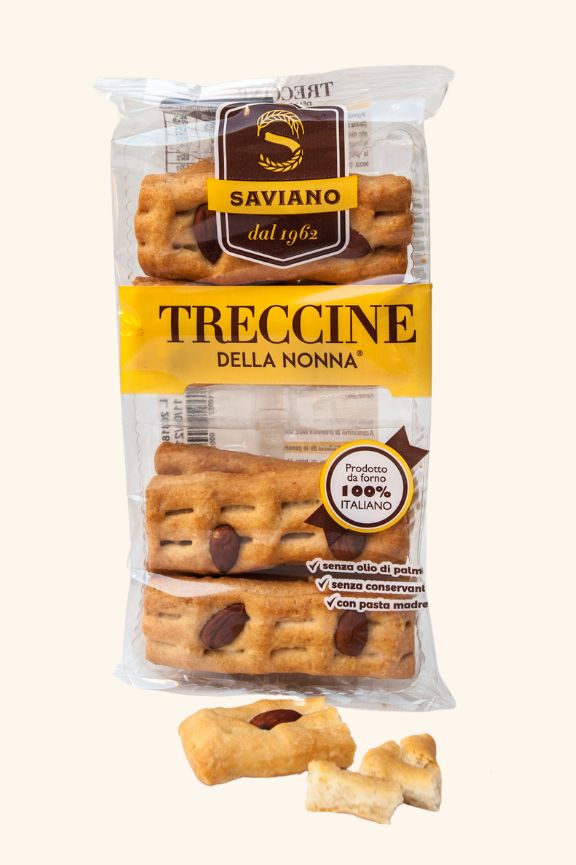 Saviano Nonna's Twist, Treccine Della Nonna Taralli with Almond, 160g