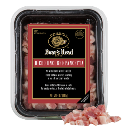 Boar's Head Diced Pancetta, 4 oz