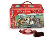 Dolgam Gift Tin Torroncini Soft Nougat Assorted Flavors, 8.8 oz