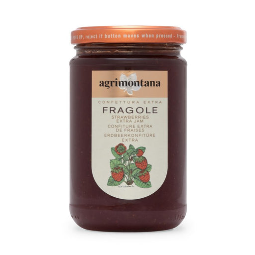 Agrimontana Strawberries Extra Jam, 12.3 oz | 350g