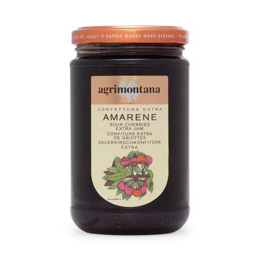 Agrimontana Sour Cherries Extra Jam, Amarene, 12.3 oz | 350g