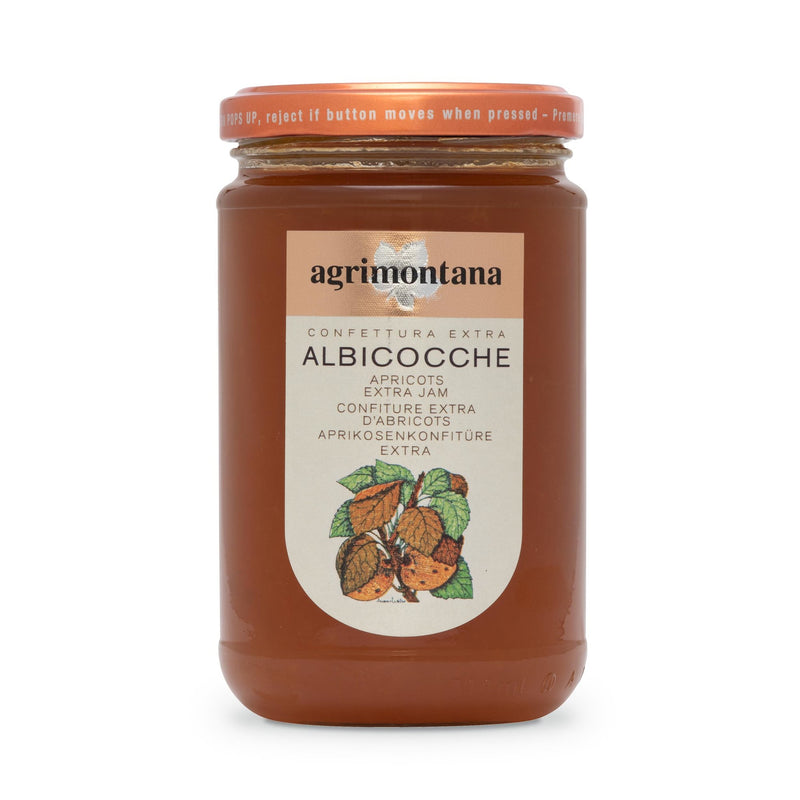 Agrimontana Apricots Extra Jam, Albicocche, 12.3 oz | 350g