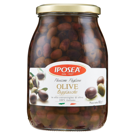Iposea Taggiasche Olives in Extra Virgin Olive Oil, 33.51 oz | 950g