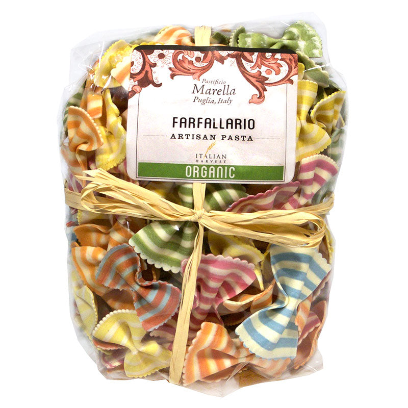 Marella Farfallario Bowties Organic Pasta from Italy, 14.1 oz