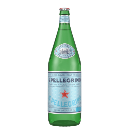 San Pellegrino, Sparkling Mineral Water 12 pack x 1 Liter
