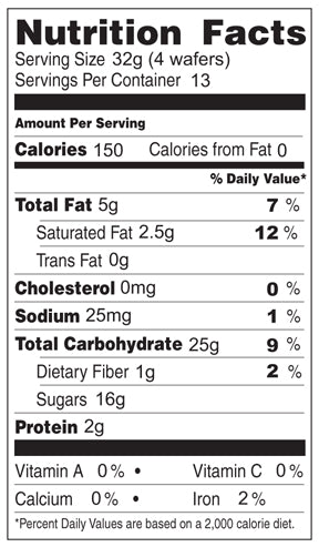 Twisties Viennese Wafers - Hazelnut & Cocoa Cream, 14.1 oz | 400g tin