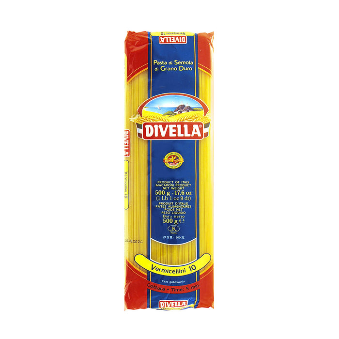 Divella Vermicellini Pasta, #10, 17.6 oz | 500g