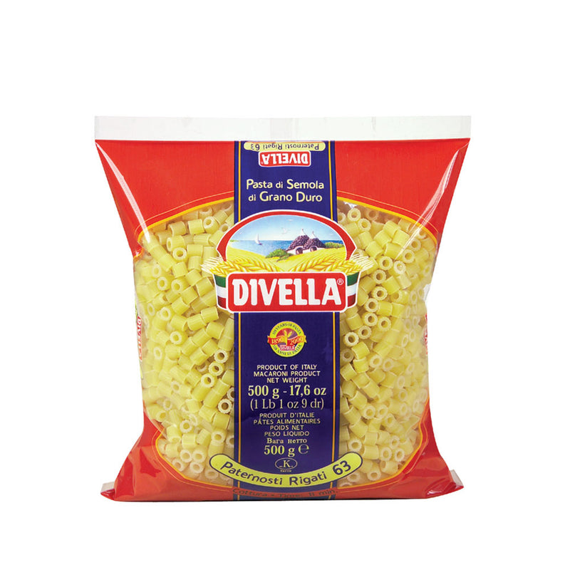 Divella Paternosti Rigati Pasta #63, 1 LB