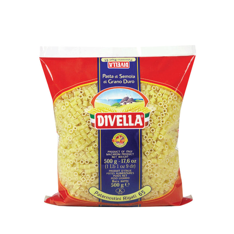 Divella Paternostini Rigati #65, 17.6 oz | 500g