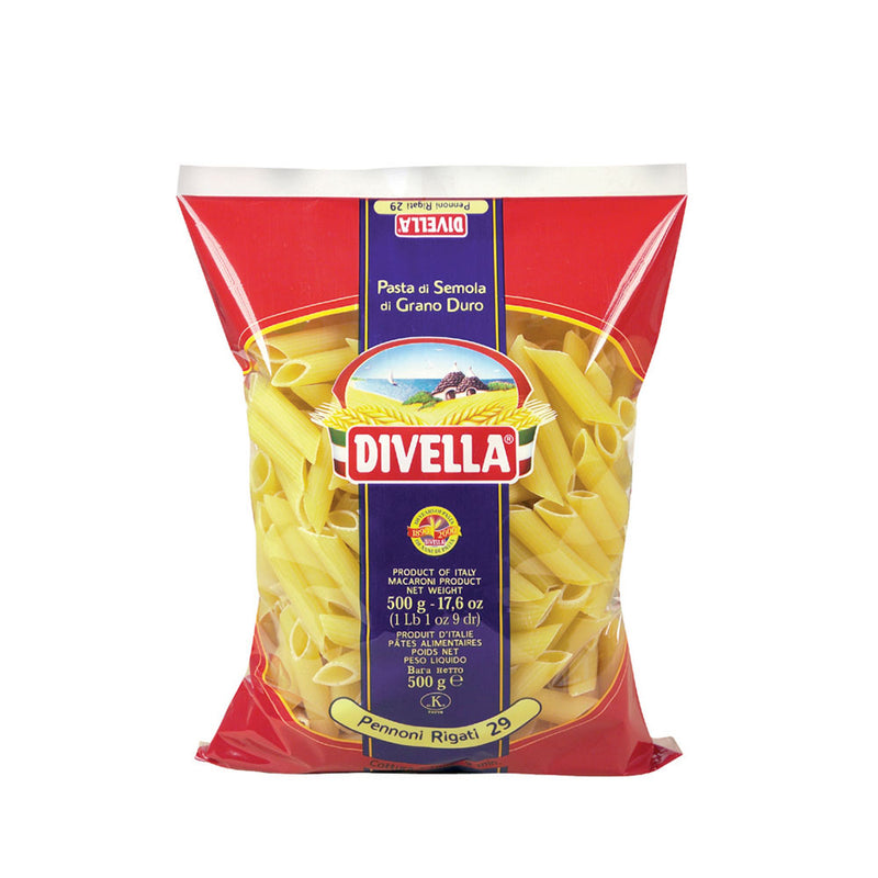 Divella Pennoni Rigati Pasta, #29, 17.6 oz | 500g