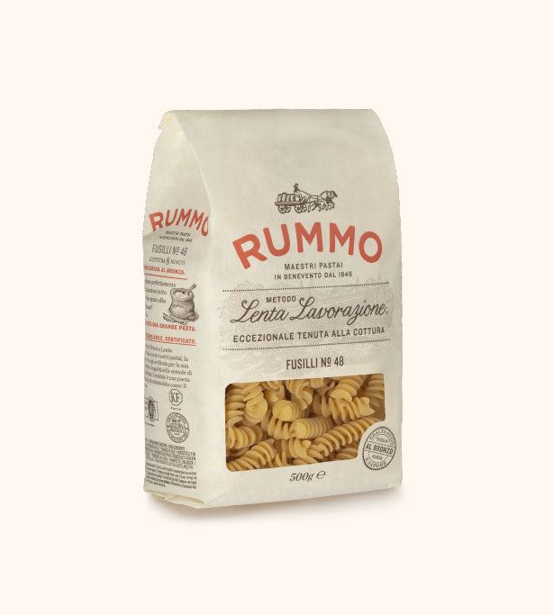 Rummo Pasta Fusilli, #48, 1 lb | 454g — Piccolo's Gastronomia Italiana
