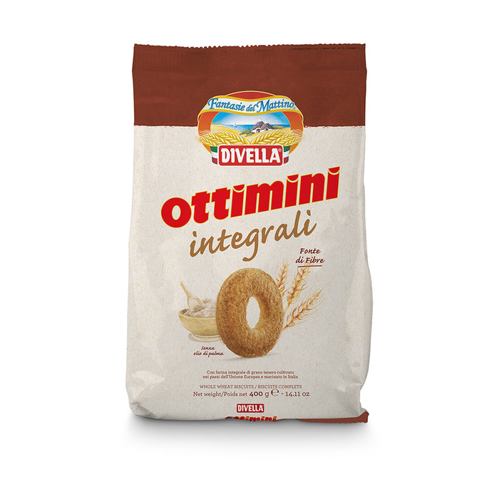 Divella Ottimini Whole Wheat Cookies, 14 oz | 400g