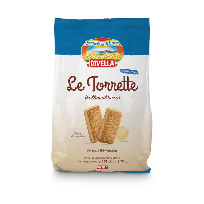 Divella Le Torrette Cookies, 12.35 oz | 350g