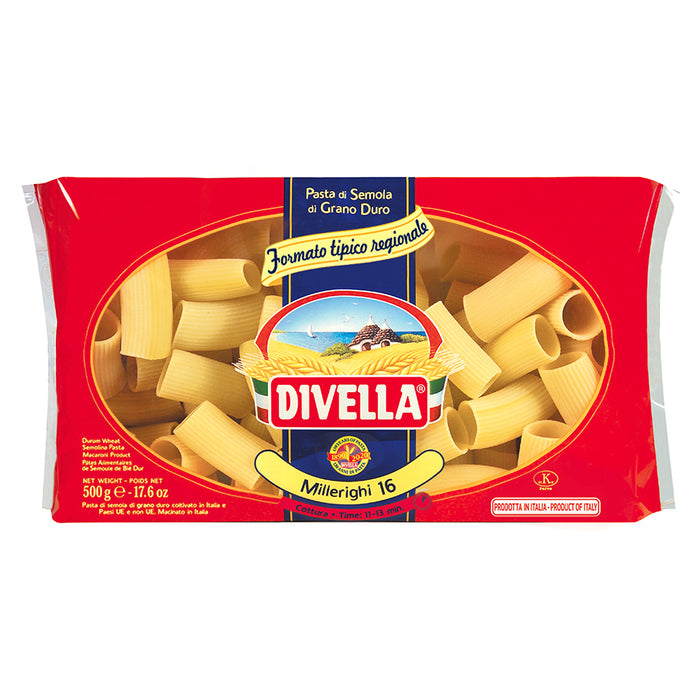 Divella Millerighi Pasta, #16, 17.6 oz | 500g