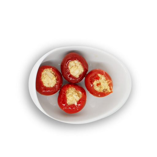 Tutto Calabria Hot Cherry Peppers Stuffed with Tuna, 10.2 oz | 290g