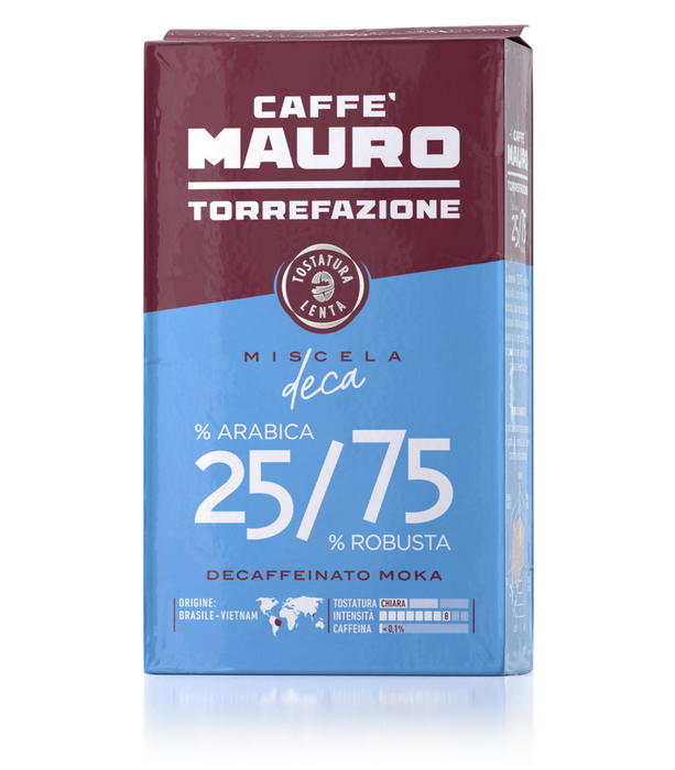 Caffe Mauro Ground Decaffeinated, 8.8 oz | 250g