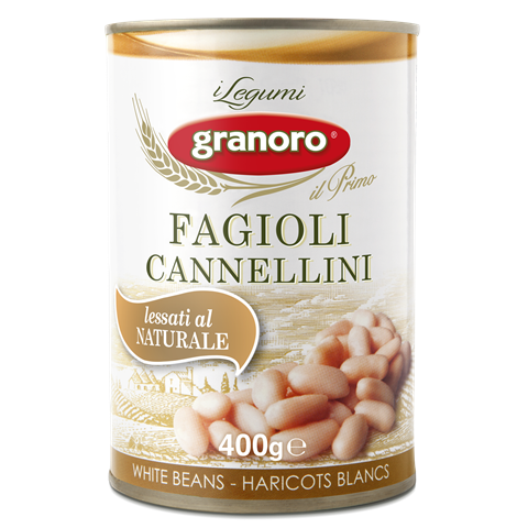 Granoro Cannellini Beans, White Beans, 14 oz | 397g