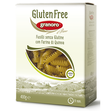 Granoro Gluten Free Fusilli, Quinoa Flour, #473, 14.1 oz | 400g