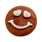 Balocco Faccine Biscuits, Chocolate & Hazelnut Cookies, 12.3 oz | 350g