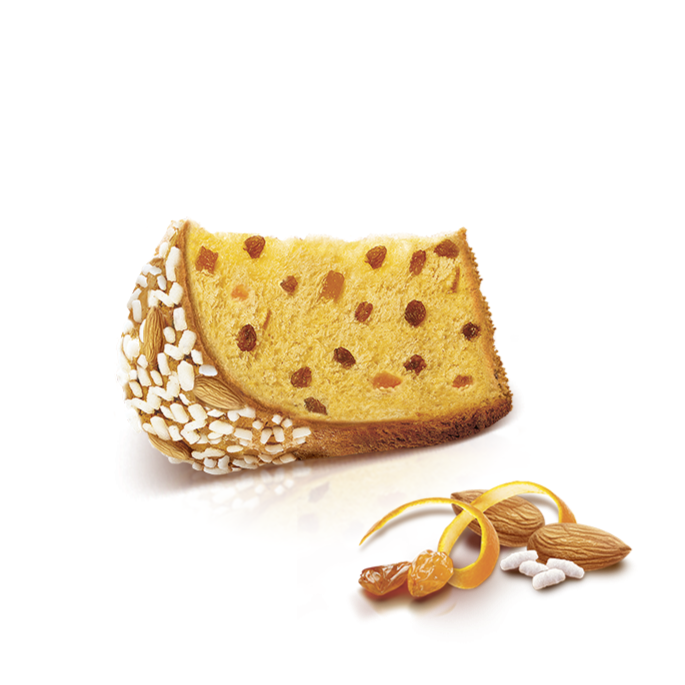 Balocco il Mandorlato Panettone with Almonds and Sugar, 1000g