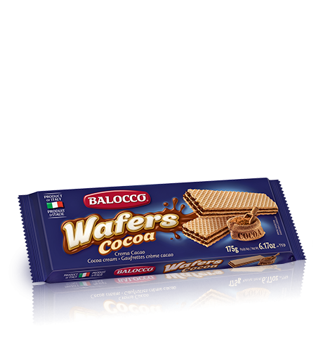 Balocco Wafers Cocoa, 175g