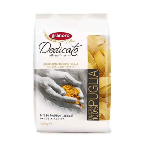 Granoro Pappardelle Dedicato Pasta, #134, 1.1 lb | 500g
