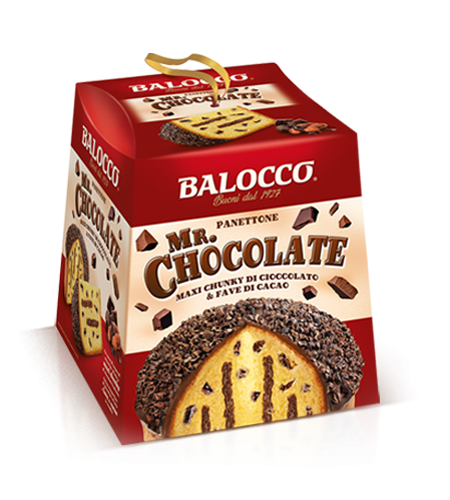 Balocco Mr. Chocolate Panettone, 28.2 oz | 800g