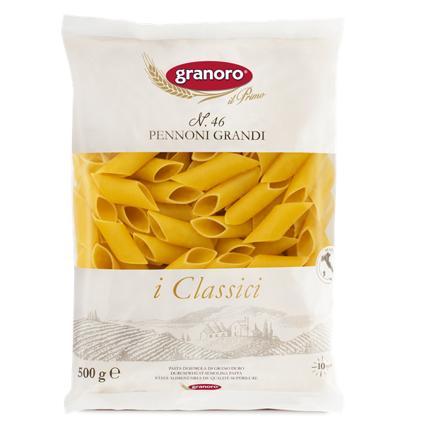 Granoro Pennoni Grandi Pasta, #46, 1.1lb