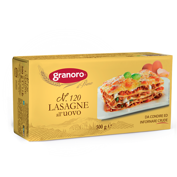 Granoro Egg Lasagne, #120, 1.1 lb | 500g
