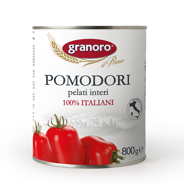 Granoro Italian Peeled Tomatoes, 100% Italian Tomatoes, 54 oz | 2550g