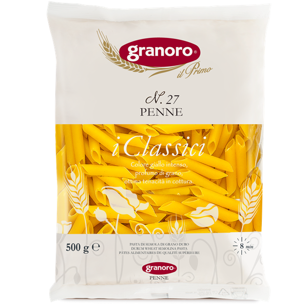 Granoro Penne Pasta  #27, 1.1lb | 500g