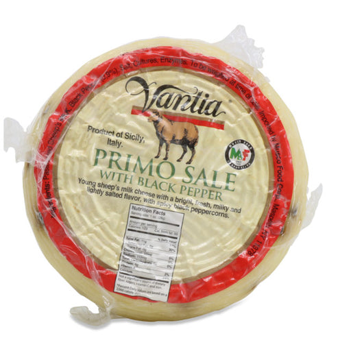 Vantia Primo Sale Cheese with Black Pepper, 16 oz
