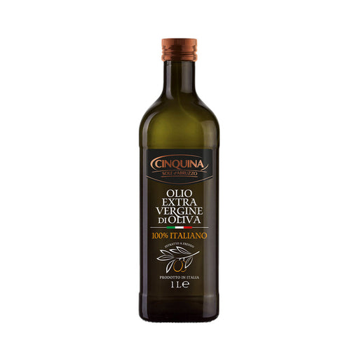 Cinquina 100% Italian Extra Virgin Olive Oil, 33.8 fl oz | 1 LT