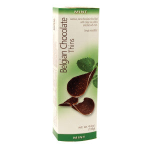 Belgian Chocolate Thins, Mint, 4.4oz | 125g