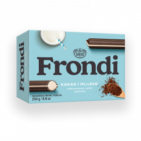 Kras Frondi maxi Cocoa and Milk, Kakao I Mlijeko, 8.8 oz | 250g