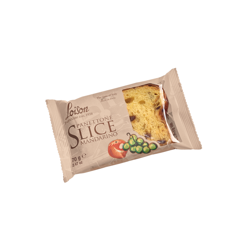 Loison Panettone by the slice Mandarino, 2 4/5 oz | 80g