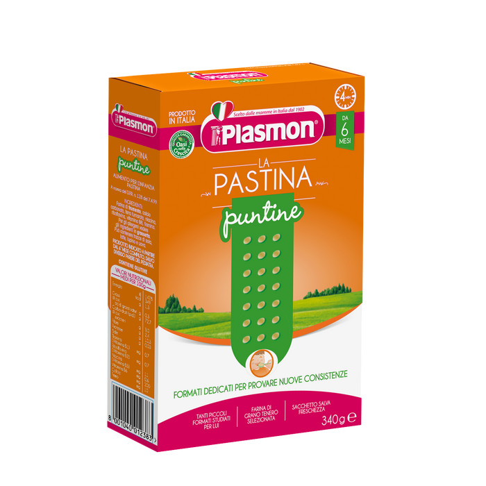 Plasmon Baby Pasta Puntine, 12 oz | 340g