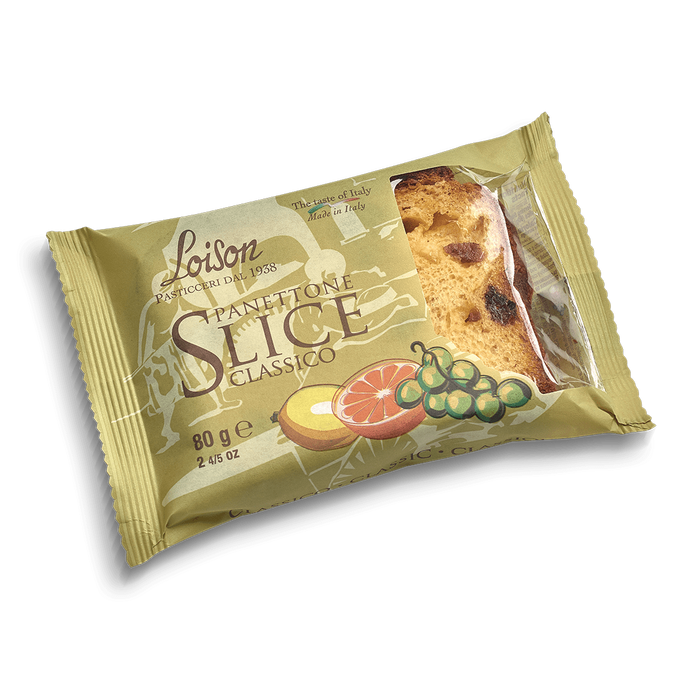 Loison Panettone by the slice Classic, 2 4/5 oz | 80g