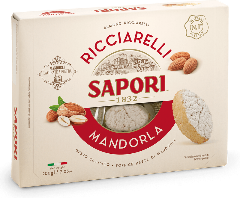 Sapori Almond Ricciarelli, Mandorla, 7.05 oz