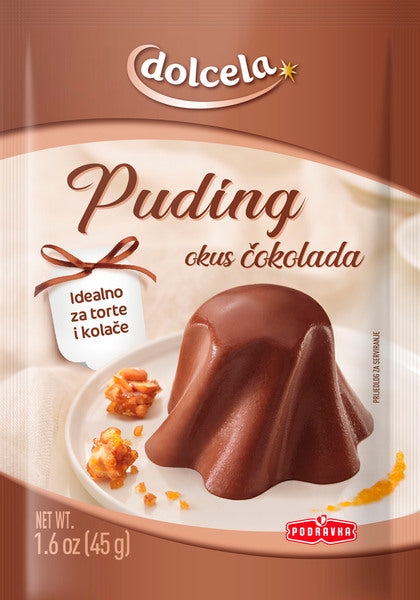 Podravka Dolcela Chocolate Pudding mix, 1.6 oz | 45g — Piccolo's
