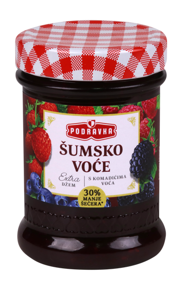 Podravka Jam Extra Forest Fruit, Sumsko Voce, 11.3 oz | 320g