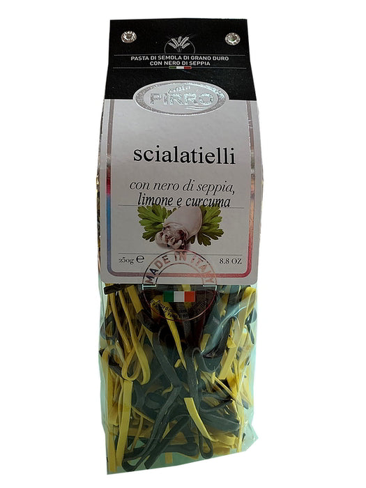 Pirro Pasta Squid Ink and Lemon Scialatielli, 8.8 oz | 250g