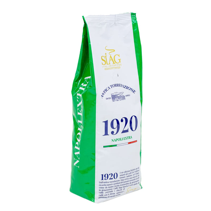 SIAG Coffee beans Napoli Extra, Whole Bean Coffee Medium Roast, 2.2 lbs | 1Kg