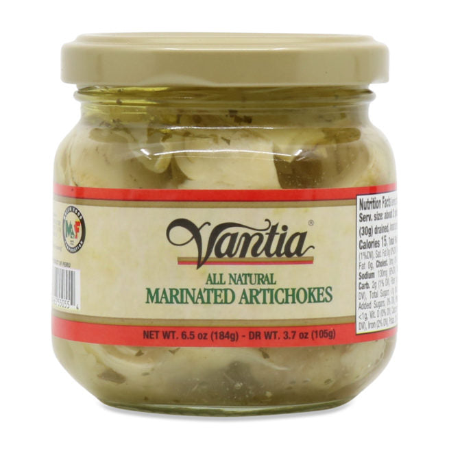 Vantia Marinated Artichokes, 6.5 oz | 184g