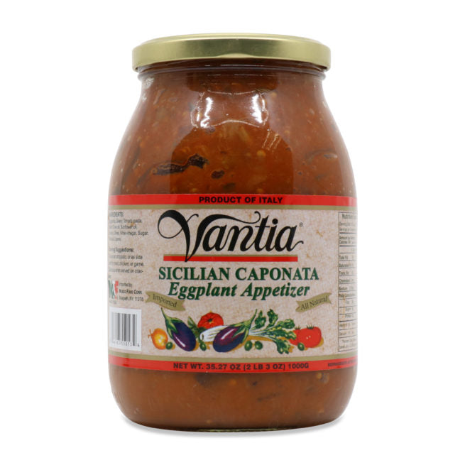 Vantia Sicilian Caponata Eggplant Appetizer, 35.27 oz