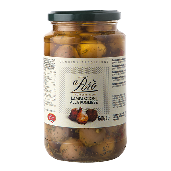 A Pero Lampascioni Alla Pugliese, Wild Onions in oil, 20.45 oz | 580g